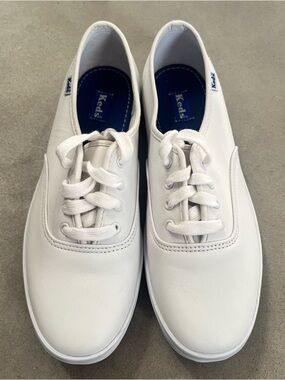 Keds Women's Champion Leather Sneakers - White Size 7.5 New
